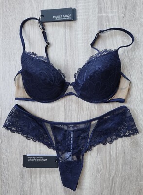 Andres Sarda 90B Set FR / BH 75B EU / BH 34B UK-UK / String Gr. 38 FR und EU