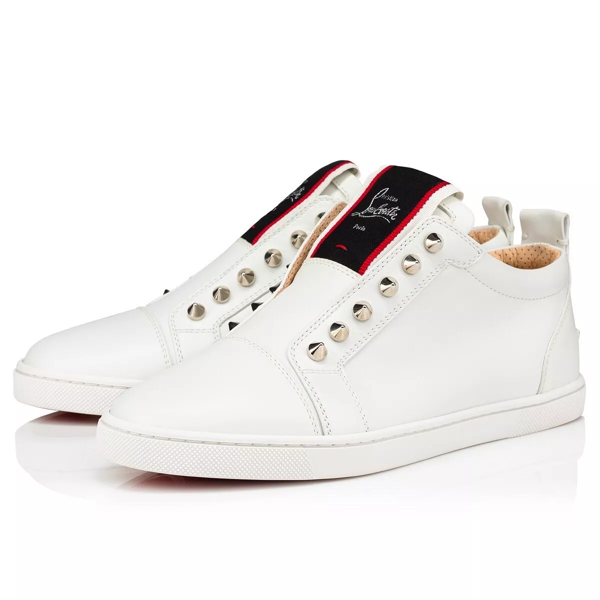Louboutin white shop sneakers