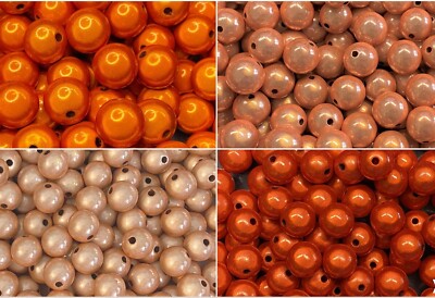 14mm 16St. Miracle Beads Magic Perlen Wunderperlen 3D Effekt Ilumination div.Far