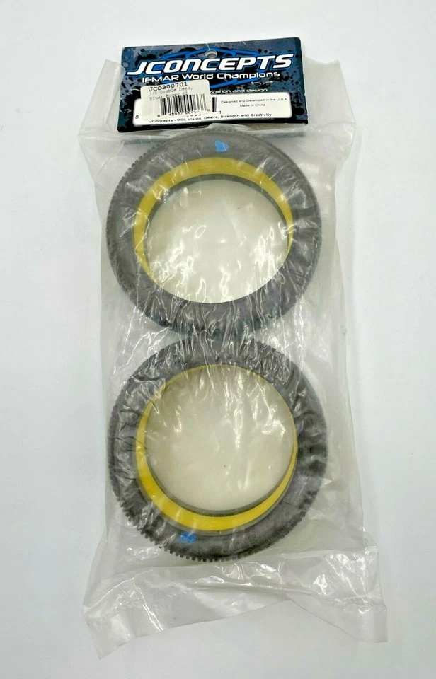 JConcepts 3007-01 Double Dees 1/8 Buggy Tires soft Blue - Image 3 of 4