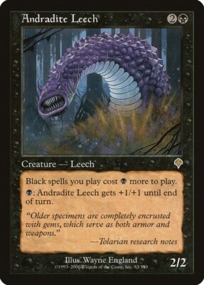 Played MTG Andradite Leech Invasion INV R