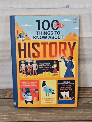 NEW Usborne 100 Things to Know About History  Homeschool