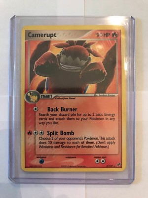 Pokemon Card - Camerupt 4/107 - EX Deoxys - Lightly Played (HQ scans inside)