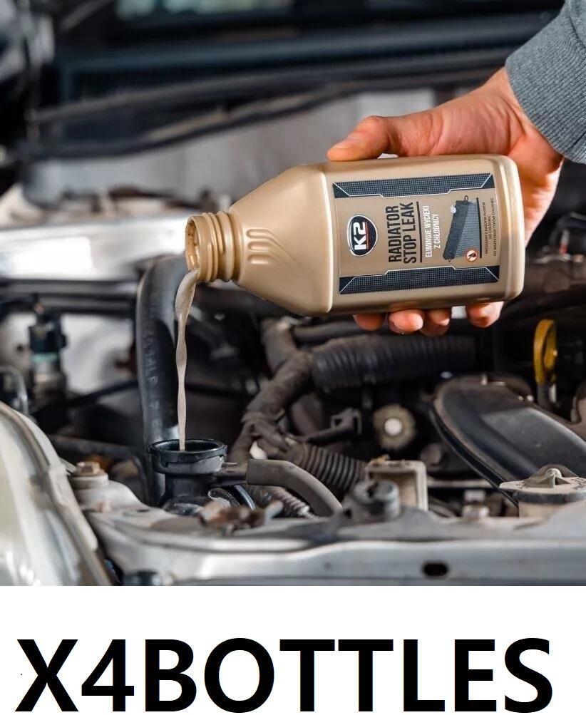 4 Car Van Radiator Stop Leak Ant Drip Cooling System Repair Sealant Leaks Liquid