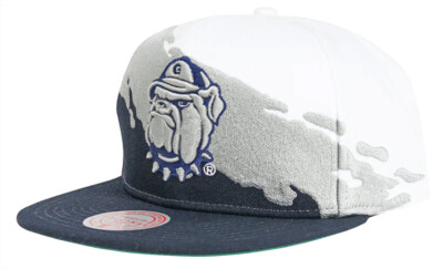 Mitchell & Ness Georgetown Hoyas Paintbrush Snapback and NCAA Cap Kappe Basecap