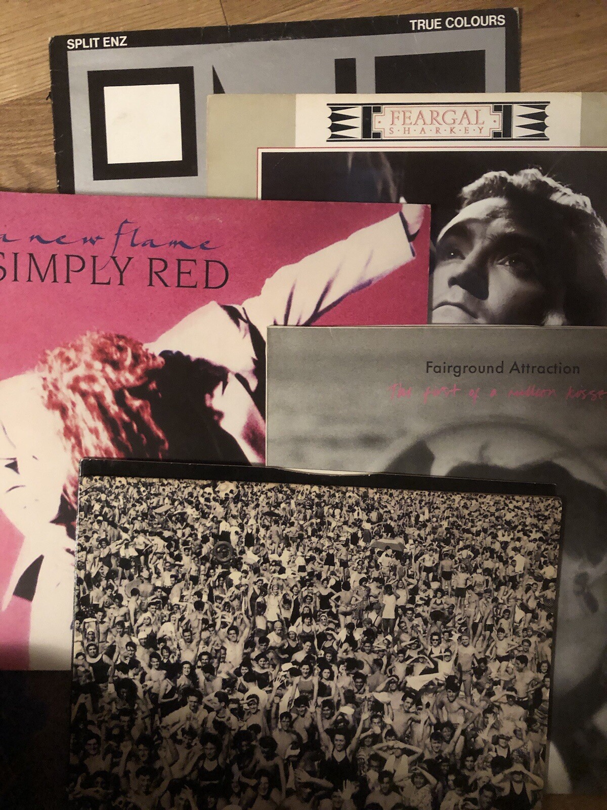 Job lot of 5 x CLASSIC 80s 90s vinyl lp records