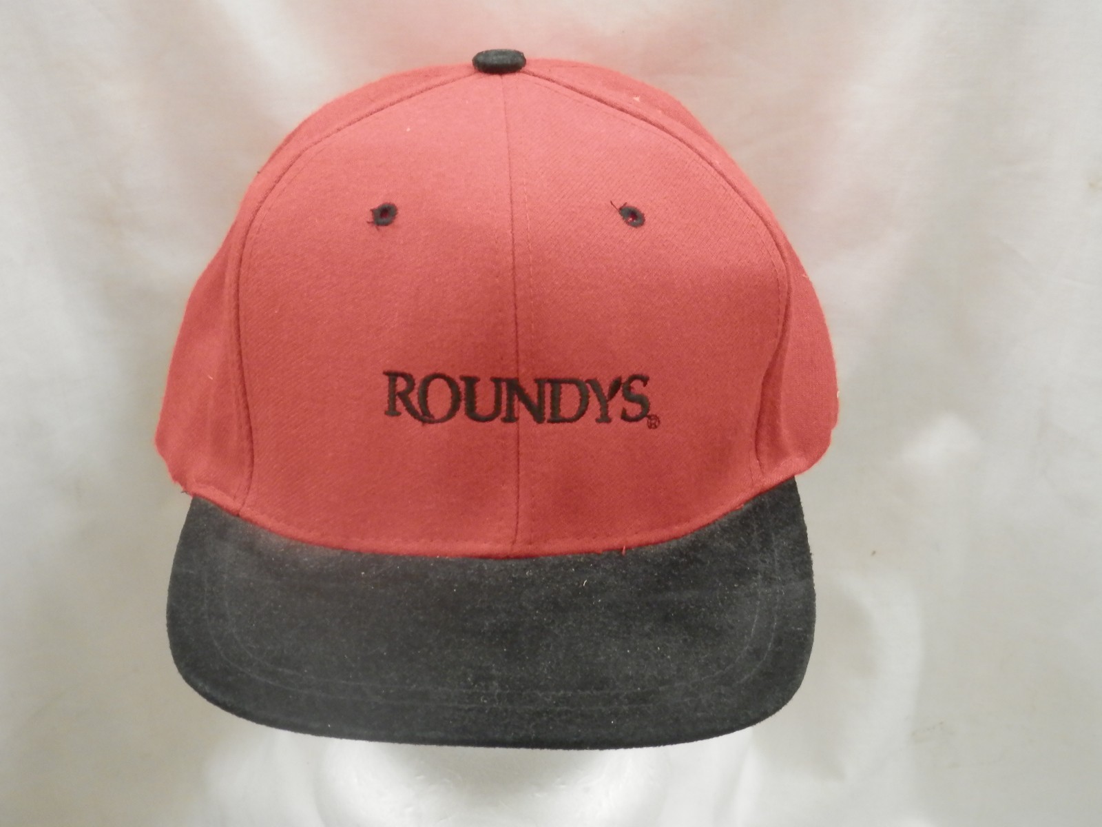 trucker hat baseball cap ROUNDYS bright style curved brim snapback cool retro