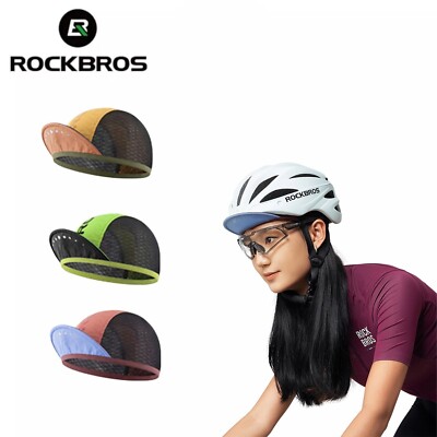 Rockbros Fahrradmütze mit Visier, Helmüberzug