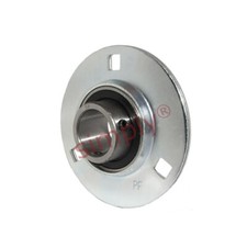 SBPF207-22 Round 3 Bolt Pressed Steel Bearing Housing with 1-3/8 inch Insert