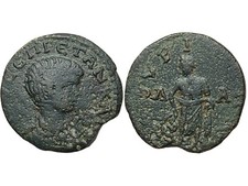 Geta, sehr seltenes Assarion, Thuria (Messenia), 198-209 n. Chr. PRO_414
