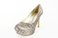 Nine West Size 9 Women's Shoes Gold Textile - on sale Nine West Size 9 Women's Shoes Gold Textile - on sale