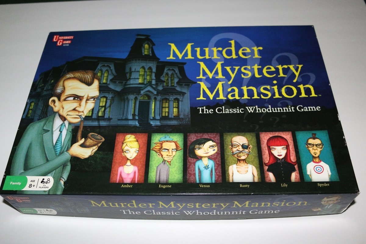 Murder Mystery Mansion board game, &ldquo;The Classic Whodunnit Game 