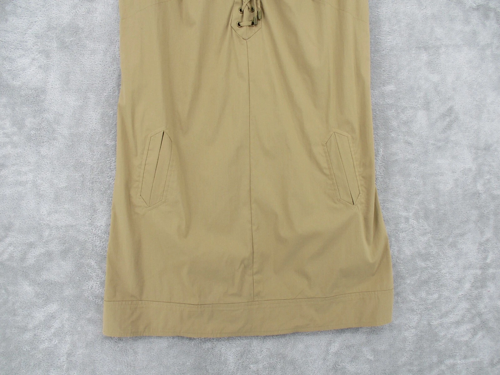 VETEMENTS Abito donna Laundry By Design 12 tasche minimaliste pizzo scollo elasticizzato