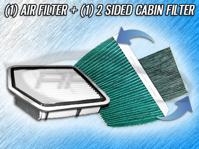 AIR FILTER HQ CABIN FILTER COMBO FOR 2010 2011 2012 2013 2014 2015 LEXUS IS250C