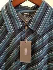 Hugo Boss new, w/tags 100 mercerized Cotton Men's size L casual shirt