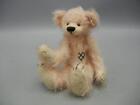 Bear Artist Deb Canham 5" Long Hair Pink Patchwork Heart