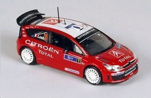 Miniature Citroën C4 WRC Loeb 2007 Norev 155417 voiture rallye 1/43