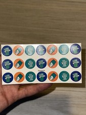 Scratch Sniff Stickers Vintage 90s Spearmint 7 Sets Of 3 Rare HTF