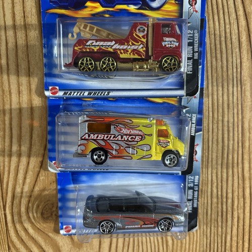 NEW 2003 Hot Wheels FINAL RUN Series METAL COLLECTION Ambulance Mustang Truck - Picture 2 of 4