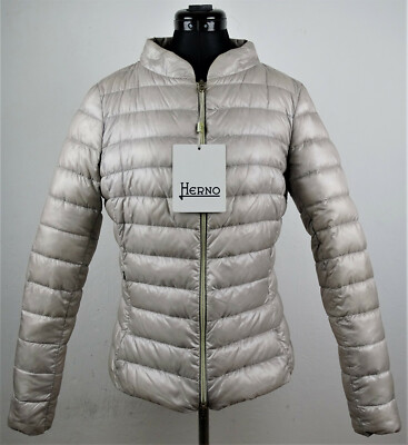 HERNO PI0425D Ultralight Down Jacket Daunenjacke Steppjacke Gr.38 NEU mit ETIKET