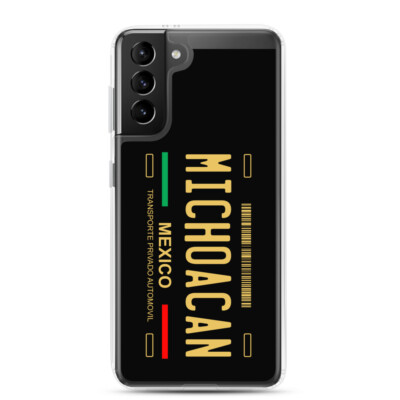 Michoacan License Plate Samsung Phone Case | Available For All Models S10 - S21