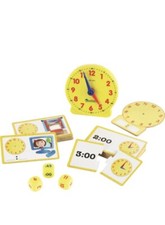 Learning Resources Time Activity Set - 41 Pieces, Ages 5 Teaching Clocks