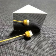 2PCS Mini Glasprisma Reflektieren Prisma Optik Glas Winkelprisma Physik 7-10 mm