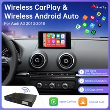 Wireless CarPlay Android Auto Mirror Link Retrofit Decoder for Audi A3 2014-2018
