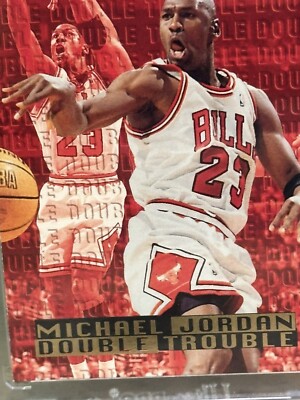 MICHAEL JORDAN CARD FLEER ULTRA GOLD FOIL RARE 90's SSP INSERT