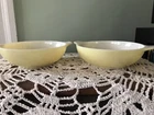 Pyrex Family Flair Yellow Cinderella Bowls Set Of 2 Midcentury
