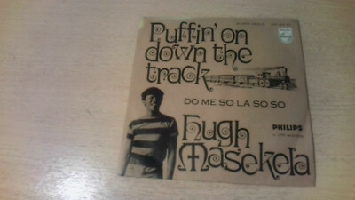 7'' HUGH MASEKELA * Puffin` On Down The Track (MINT-) JAZZ FUNK SOUL PROMO