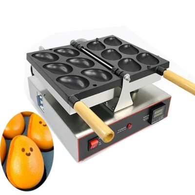 Mango Egg Smiling Waffle Machine Electric 6pcs Smile Face Egg Waffle Maker Baker