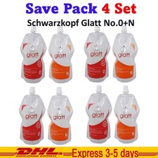4 Set No.0 Schwarzkopf Glatt Hair Rebonding Straightening Straightener Styling