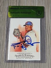 FRANCISCO RODRIGUEZ SIGNED AUTO'D 2009 TOPPS ALLEN & GINTER'S CARD #173 BAS COA