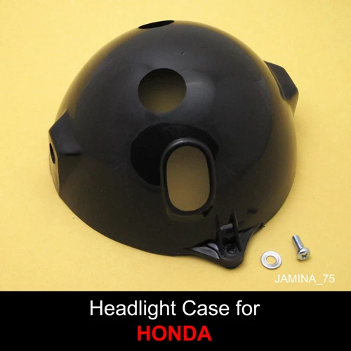 Honda CB100 CL100 S CB125 S CL125 S Headlight Black Case Bucket + Screw + Washer