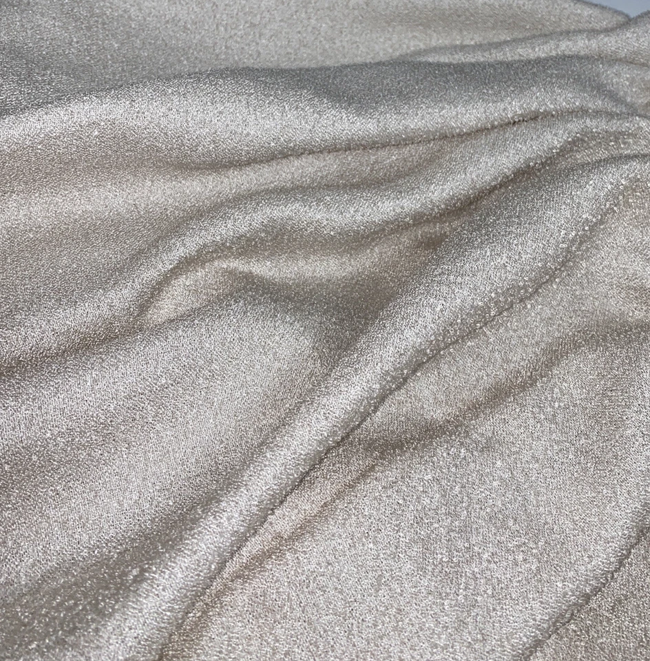 1 Panel Cortina Plisado Pellizco Pesado Vintage Beige Terciopelo Pana Foto 4 de 4