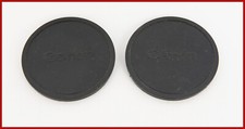 Vintage Canon Black Plastic Lens Cap /Push on Style Review measurements FreeSHIP