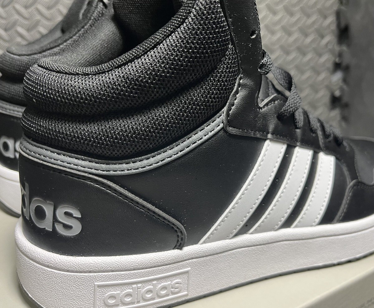adidas Hoops 3.0 Mid Core Black MENS sz 10.5 NEW W Box/tag adidas Hoops 3.0 Mid Core Black MENS sz 10.5 NEW W Box/tag