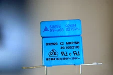 25pcs Capacitor MKP 680nf X2 250VAC 275VAC  R22.5mm  B32923A268M EPCOS SIEMENS