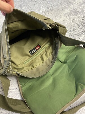 Vintage Diesel Y2K Distressed Military Cotton Canvas Vintage Diesel Y2K Distressed Military Cotton Canvas