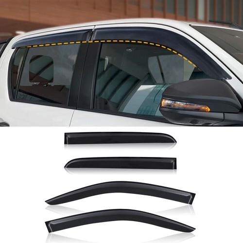 Injection Weather shields Weathershield Window Visor For Hilux N80 2015 ...