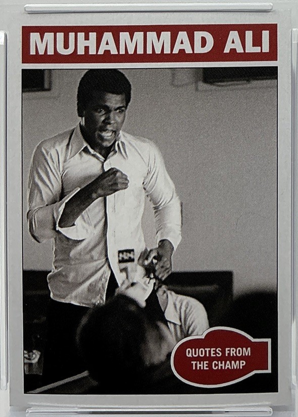 Muhammad Ali PSA 10- 2021 Topps Tribute Set ‘I Am So Fast That…’ -The Greatest view 5