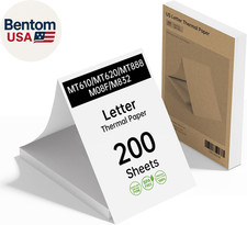 200 Sheets Thermal Printer Paper 8.5 X 11 Inch, BPA Free Inkless Thermal Paper,
