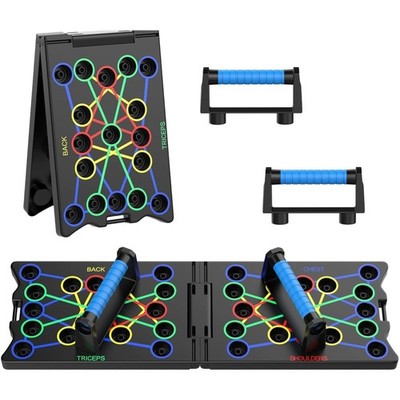 Push Up Board 24 in 1 faltbares multifunktionales Fitnessgerät für Oberkörper...