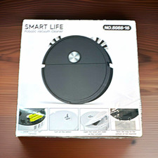 Smart Life Robotic Vacuum Cleaner (Round), Model NO.8088-13, Black