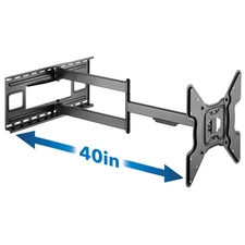 Mount-It! Long Arm TV Wall Mount, 40" Extra Long Reach Extension, Full Motion...