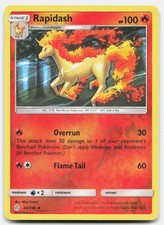 Cosmic Eclipse Rapidash 24/236 NM Pokemon Reverse Holo Uncommon Tcg Card