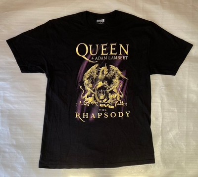 Queen Adam Lambert The Rhapsody Tour T Shirt The Forum 2019 Men's Size L