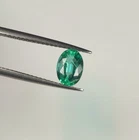 0.80 CT - Natural Zambian Emerald Unique Luster Gem Oval Cut - 10116