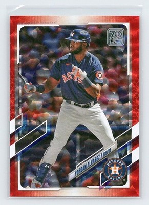 2021 Topps - Yordan Alvarez #300 Red Foil /199 Houston Astros